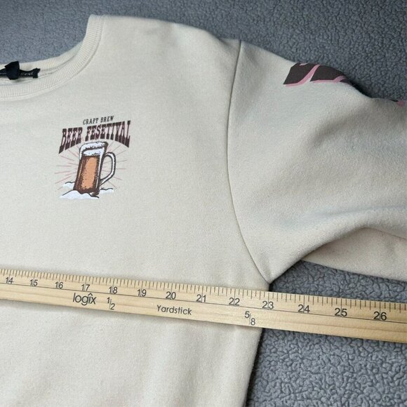 Social Scene Sweatshirt Womens Extra Large Beer Festival Colorado Craft Beer XL - Picture 6 of 10